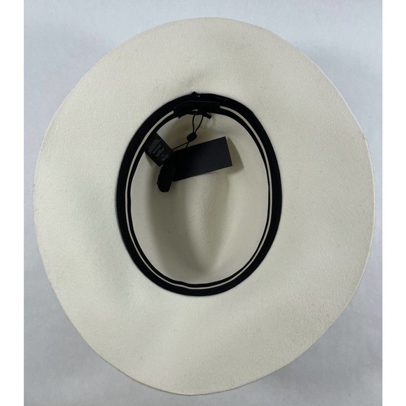 RAG & BONE Floppy Brim Wool Fedora Hat Ivory, Size-Small $195
